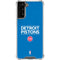NBA Detroit Pistons Standard - Blue Galaxy S21 FE Clear Case