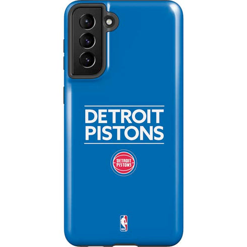 NBA Detroit Pistons Standard - Blue Galaxy S21 FE Pro Case