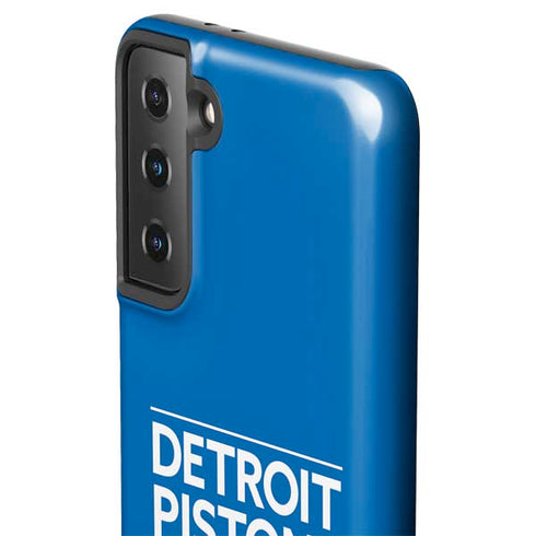 NBA Detroit Pistons Standard - Blue Galaxy S21 FE Pro Case