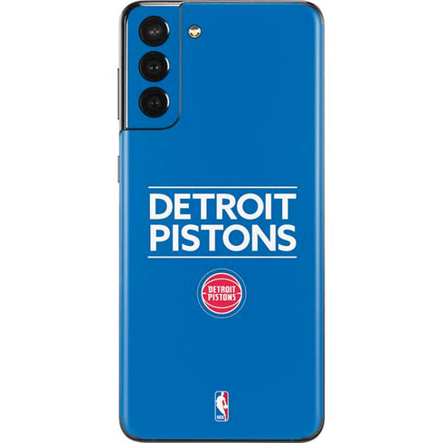 NBA Detroit Pistons Standard - Blue Galaxy S21 Plus 5G Skin