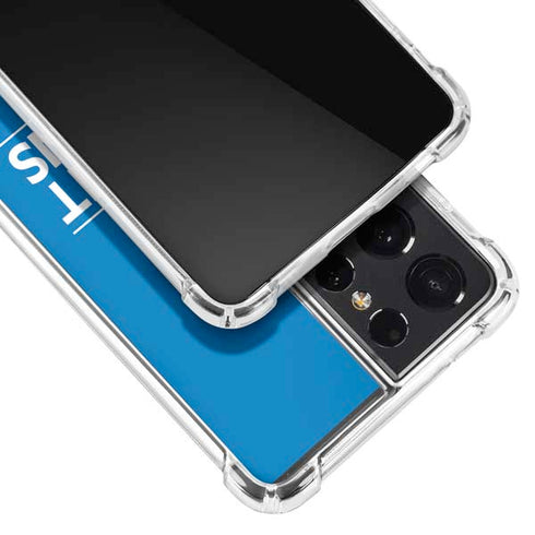 NBA Detroit Pistons Standard - Blue Galaxy S21 Ultra 5G Clear Case