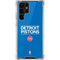 NBA Detroit Pistons Standard - Blue Galaxy S22 Ultra Clear Case