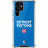 NBA Detroit Pistons Standard - Blue Galaxy S22 Ultra Clear Case