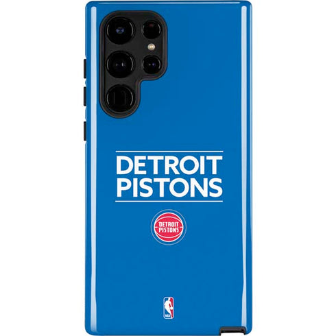 NBA Detroit Pistons Standard - Blue Galaxy S22 Ultra Pro Case