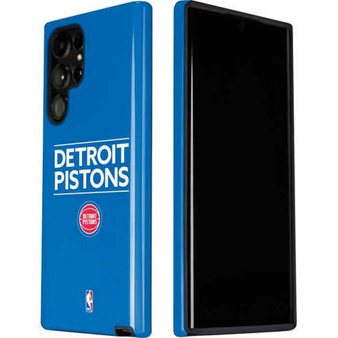 NBA Detroit Pistons Standard - Blue Galaxy S22 Ultra Pro Case