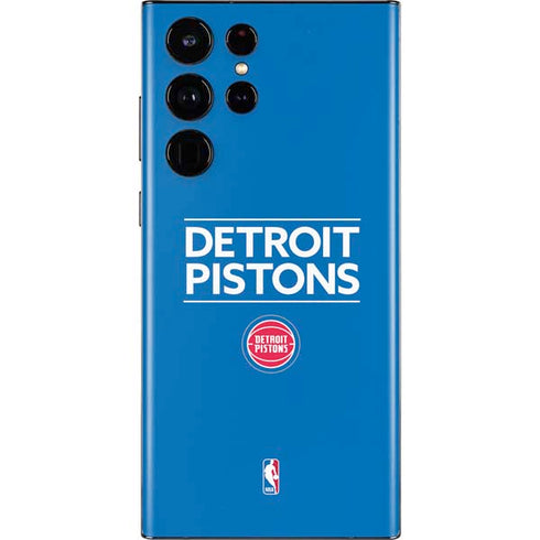 NBA Detroit Pistons Standard - Blue Galaxy S22 Ultra Skin