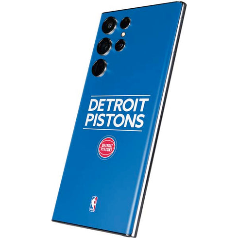 NBA Detroit Pistons Standard - Blue Galaxy S22 Ultra Skin