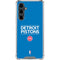 NBA Detroit Pistons Standard - Blue Galaxy S23 FE Clear Case