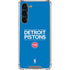 NBA Detroit Pistons Standard - Blue Galaxy S23 Plus Clear Case
