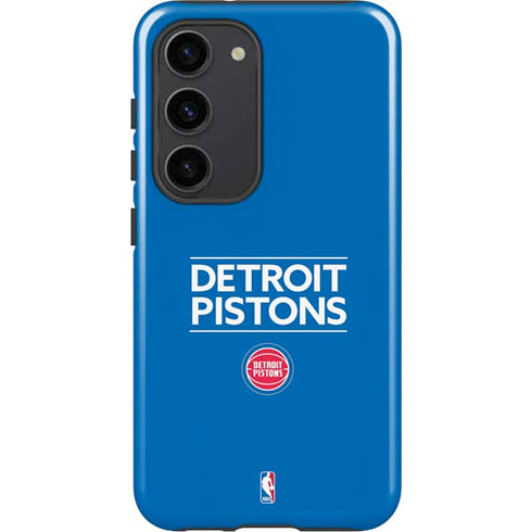 NBA Detroit Pistons Standard - Blue Galaxy S23 Pro Case