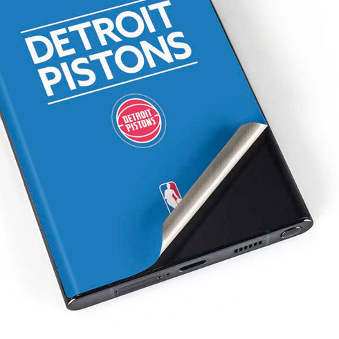 NBA Detroit Pistons Standard - Blue Galaxy S23 Ultra Skin