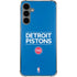 NBA Detroit Pistons Standard - Blue Galaxy S24 Plus Clear Case