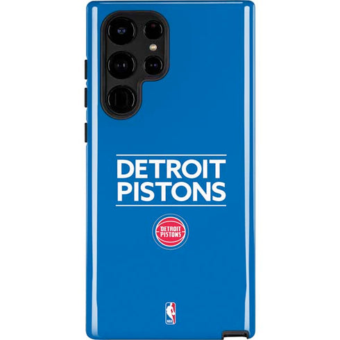 NBA Detroit Pistons Standard - Blue Galaxy S24 Ultra Impact Case