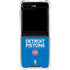 NBA Detroit Pistons Standard - Blue Galaxy Z Flip5 5G Clear Case