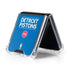 NBA Detroit Pistons Standard - Blue Galaxy Z Flip5 5G Clear Case