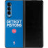 NBA Detroit Pistons Standard - Blue Galaxy Z Fold3 5G Skin