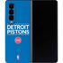 NBA Detroit Pistons Standard - Blue Galaxy Z Fold4 5G Skin