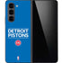 NBA Detroit Pistons Standard - Blue Galaxy Z Fold5 5G Skin
