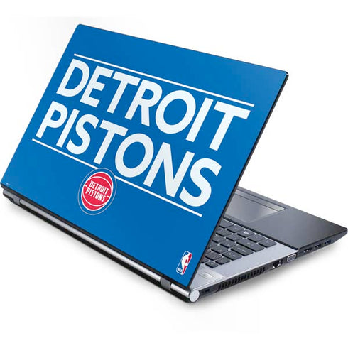 NBA Detroit Pistons Standard - Blue Generic Laptop Skin