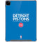 NBA Detroit Pistons Standard - Blue iPad Pro 12.9in (2020) Clear Case