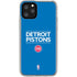 NBA Detroit Pistons Standard - Blue iPhone 11 Pro Clear Case