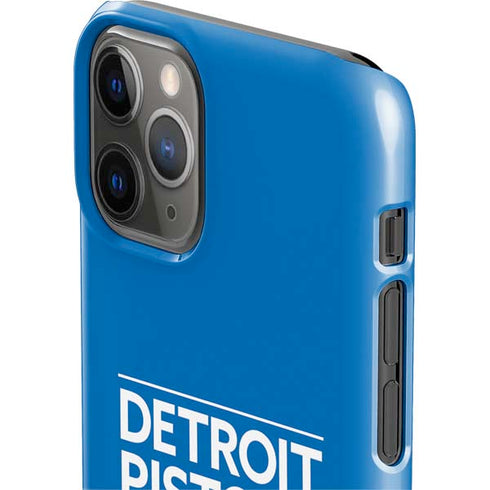 NBA Detroit Pistons Standard - Blue iPhone 11 Pro Lite Case