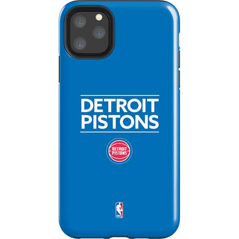 NBA Detroit Pistons Standard - Blue iPhone 11 Pro Max Impact Case