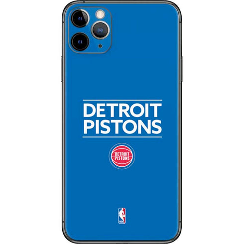 NBA Detroit Pistons Standard - Blue iPhone 11 Pro Max Skin