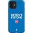 NBA Detroit Pistons Standard - Blue iPhone 12 Impact Case