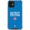 NBA Detroit Pistons Standard - Blue iPhone 12 Mini Clear Case