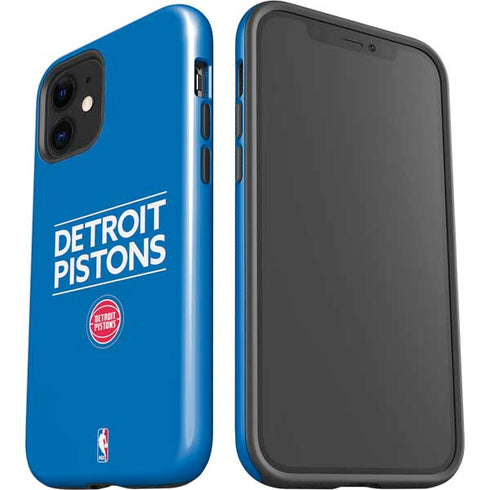 NBA Detroit Pistons Standard - Blue iPhone 12 Mini Impact Case