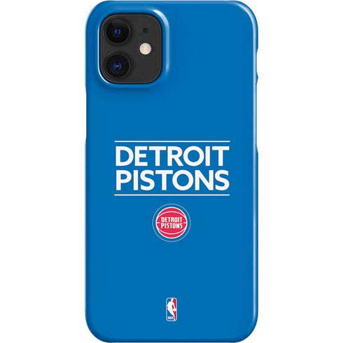 NBA Detroit Pistons Standard - Blue iPhone 12 Mini Lite Case