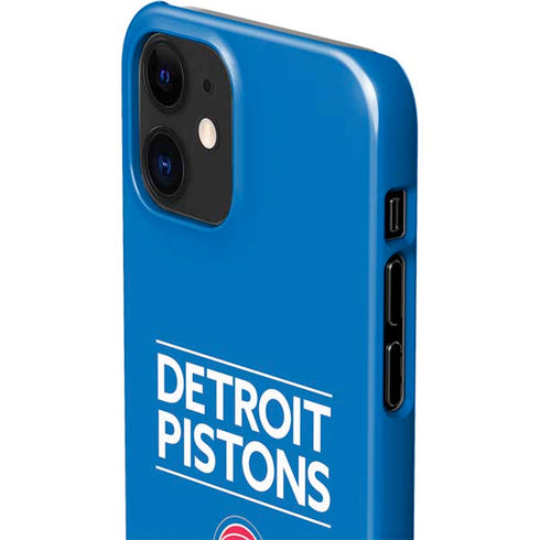 NBA Detroit Pistons Standard - Blue iPhone 12 Mini Lite Case