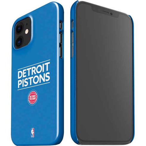 NBA Detroit Pistons Standard - Blue iPhone 12 Mini Lite Case