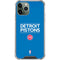 NBA Detroit Pistons Standard - Blue iPhone 12 Pro Clear Case