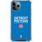 NBA Detroit Pistons Standard - Blue iPhone 12 Pro Max Clear Case