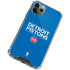NBA Detroit Pistons Standard - Blue iPhone 12 Pro Max Clear Case