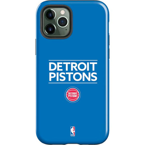 NBA Detroit Pistons Standard - Blue iPhone 12 Pro Max Impact Case