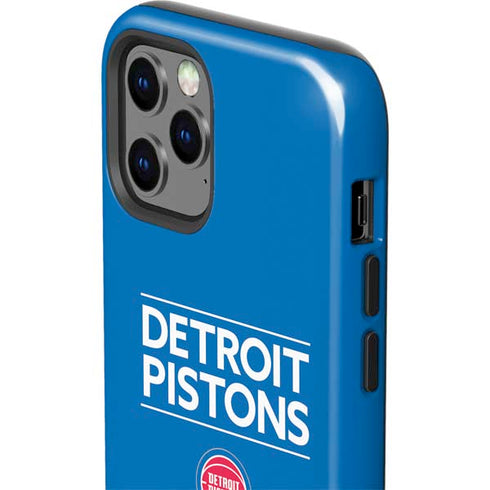 NBA Detroit Pistons Standard - Blue iPhone 12 Pro Max Impact Case