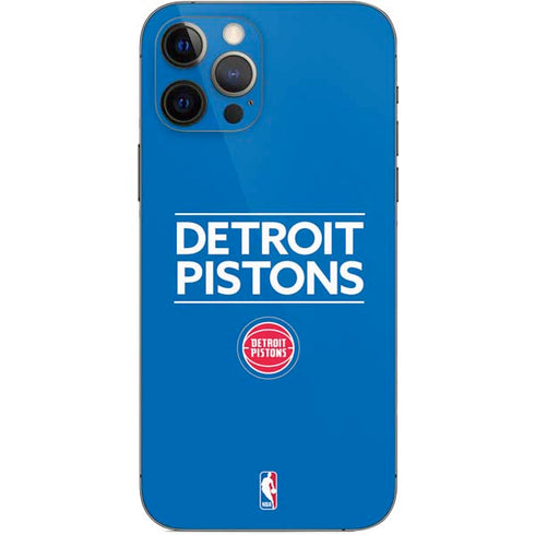 NBA Detroit Pistons Standard - Blue iPhone 12 Pro Skin