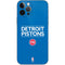 NBA Detroit Pistons Standard - Blue iPhone 12 Pro Skin