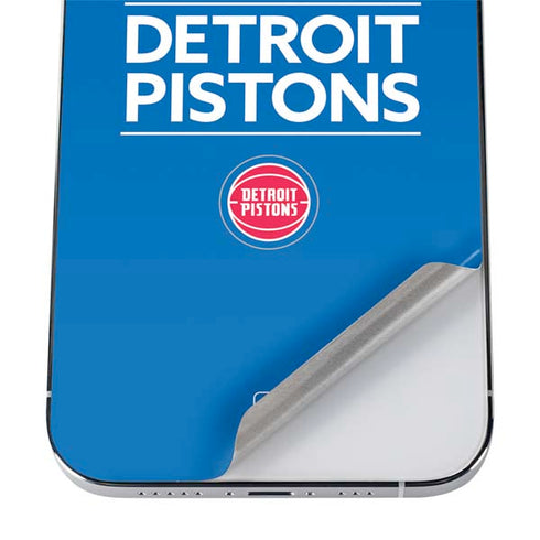 NBA Detroit Pistons Standard - Blue iPhone 12 Pro Skin