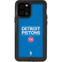 NBA Detroit Pistons Standard - Blue iPhone 12 Pro Waterproof Case