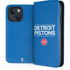NBA Detroit Pistons Standard - Blue iPhone 13 Folio Case