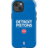 NBA Detroit Pistons Standard - Blue iPhone 13 Impact Case