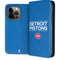 NBA Detroit Pistons Standard - Blue iPhone 13 Pro Folio Case