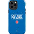 NBA Detroit Pistons Standard - Blue iPhone 13 Pro Max Impact Case