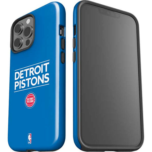 NBA Detroit Pistons Standard - Blue iPhone 13 Pro Max Impact Case