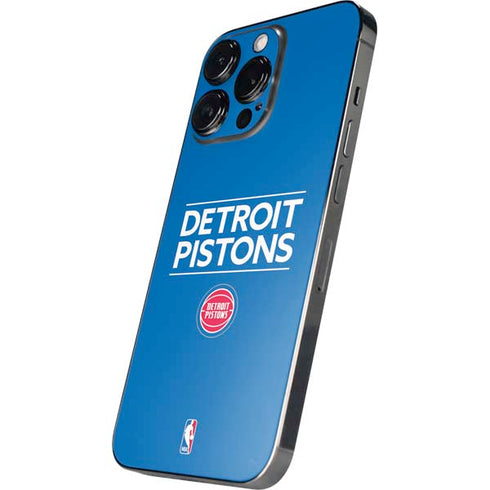NBA Detroit Pistons Standard - Blue iPhone 13 Pro Max Skin