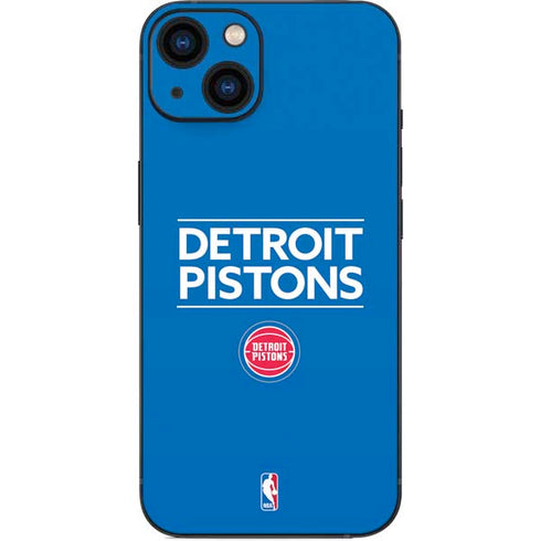 NBA Detroit Pistons Standard - Blue iPhone 13 Skin